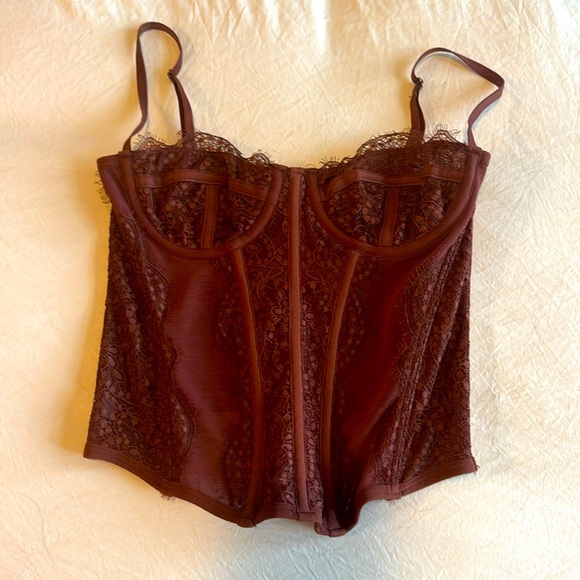 Urban Outfitters Tops - Out From Under Urban Outfitters Maroon Corset. In great condition